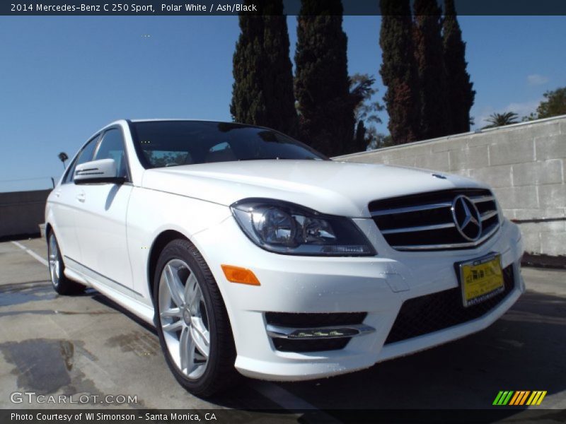 Polar White / Ash/Black 2014 Mercedes-Benz C 250 Sport