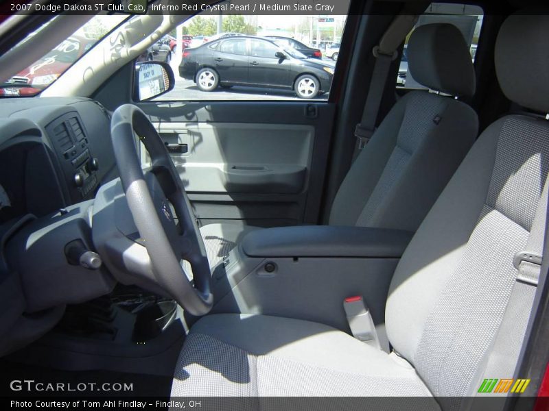 Inferno Red Crystal Pearl / Medium Slate Gray 2007 Dodge Dakota ST Club Cab
