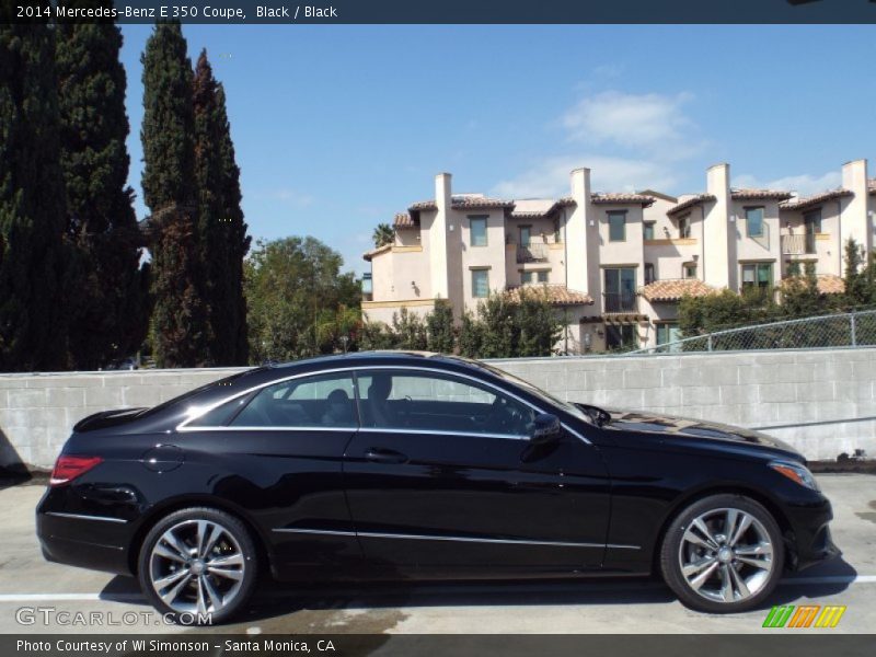 Black / Black 2014 Mercedes-Benz E 350 Coupe