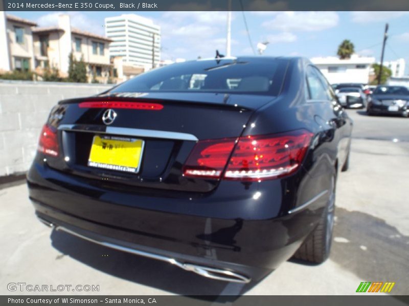 Black / Black 2014 Mercedes-Benz E 350 Coupe