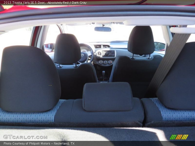 Absolutely Red / Dark Gray 2013 Toyota Yaris SE 5 Door