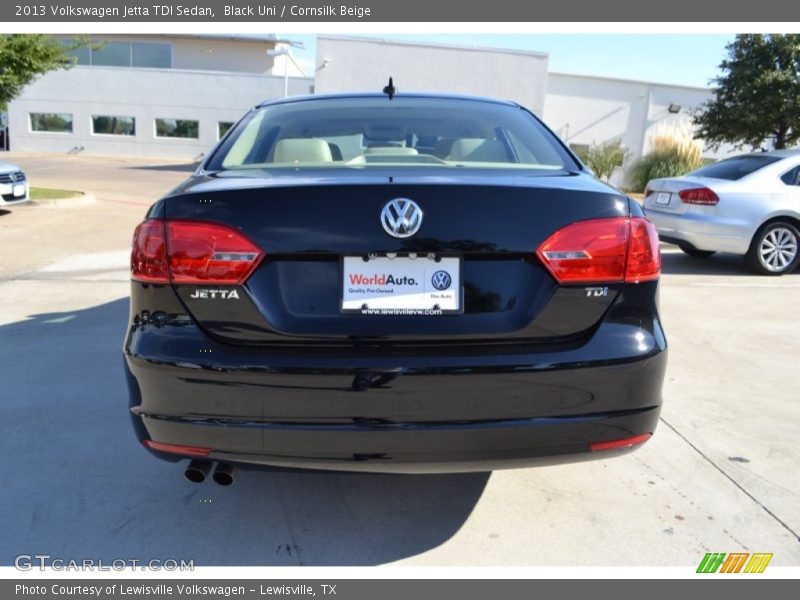 Black Uni / Cornsilk Beige 2013 Volkswagen Jetta TDI Sedan