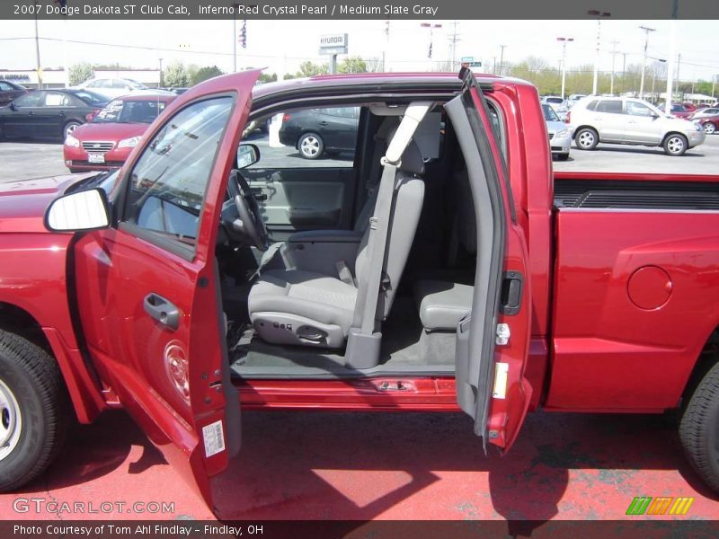 Inferno Red Crystal Pearl / Medium Slate Gray 2007 Dodge Dakota ST Club Cab