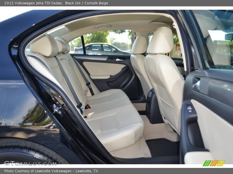 Black Uni / Cornsilk Beige 2013 Volkswagen Jetta TDI Sedan
