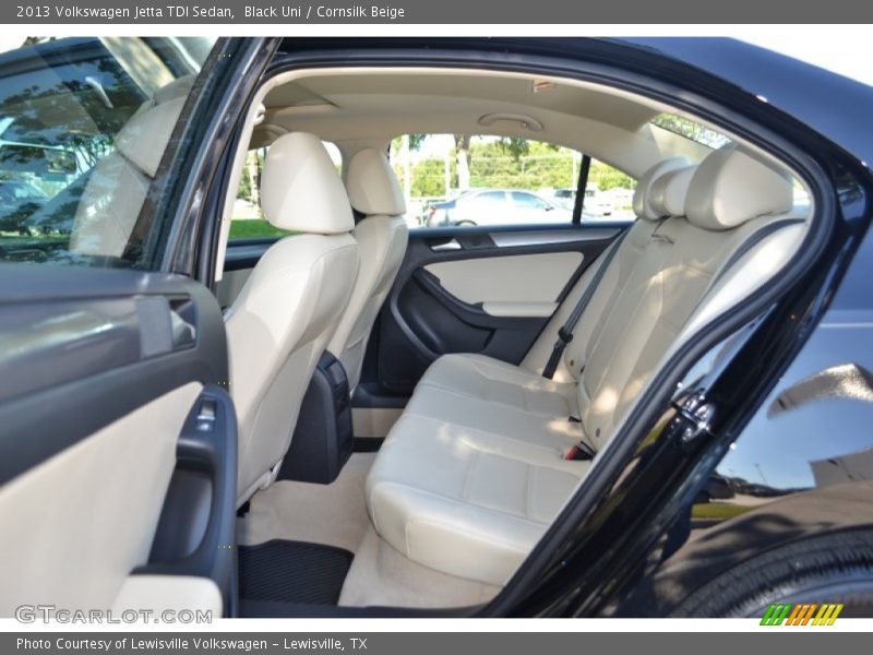 Black Uni / Cornsilk Beige 2013 Volkswagen Jetta TDI Sedan
