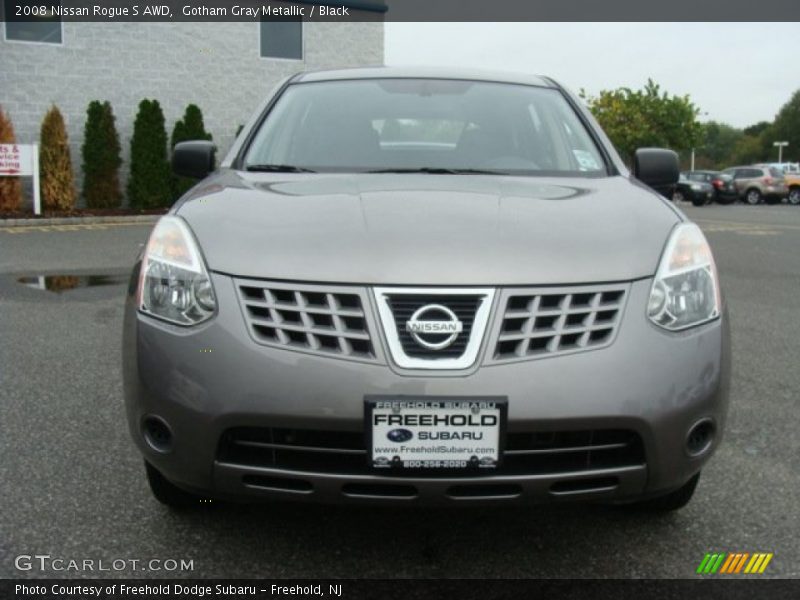 Gotham Gray Metallic / Black 2008 Nissan Rogue S AWD