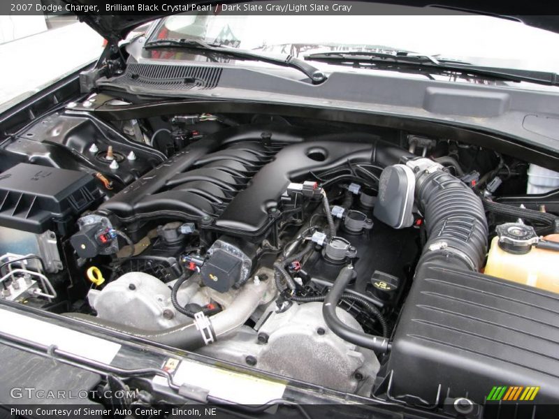 Brilliant Black Crystal Pearl / Dark Slate Gray/Light Slate Gray 2007 Dodge Charger