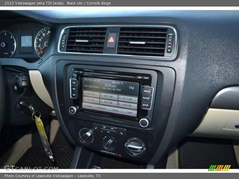 Black Uni / Cornsilk Beige 2013 Volkswagen Jetta TDI Sedan