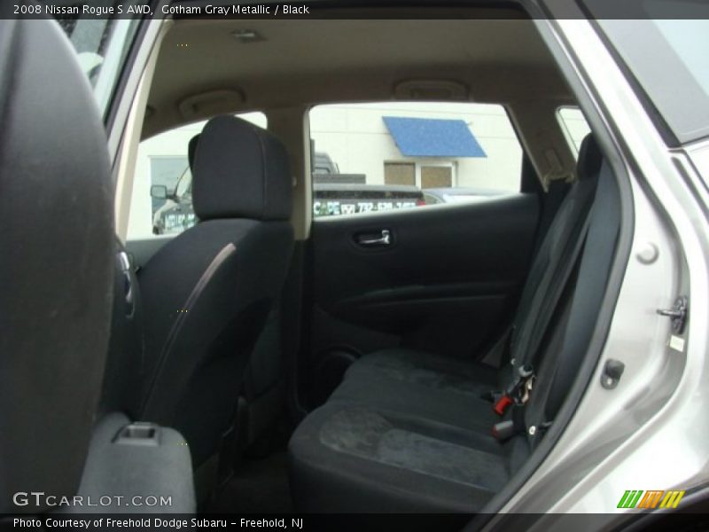 Gotham Gray Metallic / Black 2008 Nissan Rogue S AWD