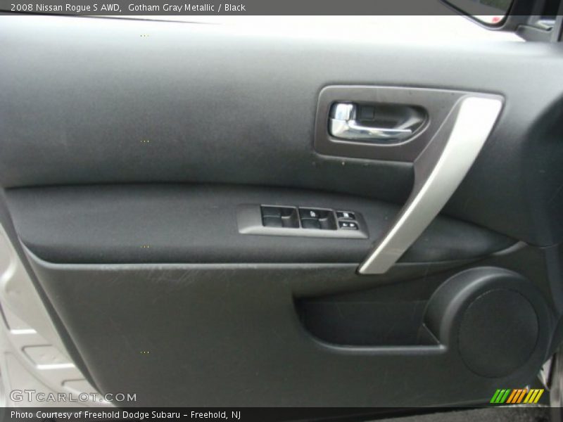 Gotham Gray Metallic / Black 2008 Nissan Rogue S AWD