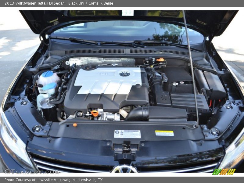 Black Uni / Cornsilk Beige 2013 Volkswagen Jetta TDI Sedan