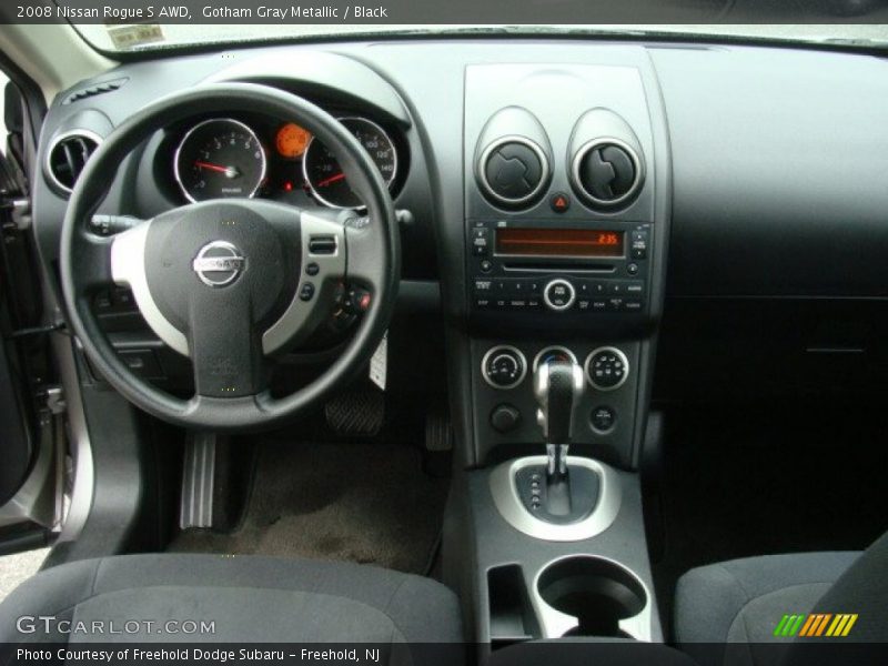 Gotham Gray Metallic / Black 2008 Nissan Rogue S AWD