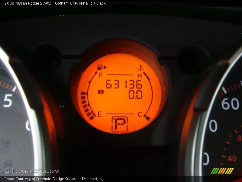 Gotham Gray Metallic / Black 2008 Nissan Rogue S AWD