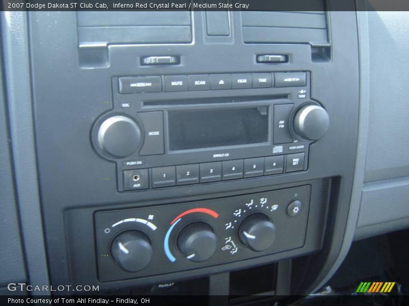Inferno Red Crystal Pearl / Medium Slate Gray 2007 Dodge Dakota ST Club Cab