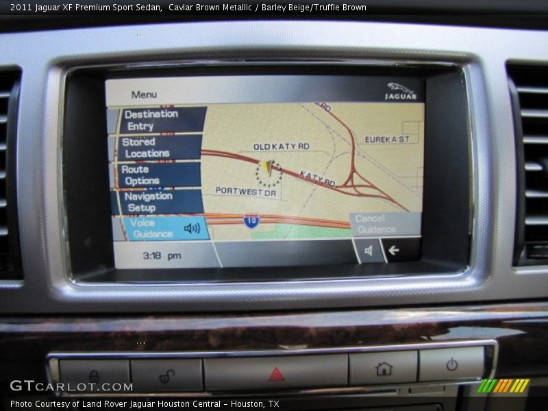Navigation of 2011 XF Premium Sport Sedan