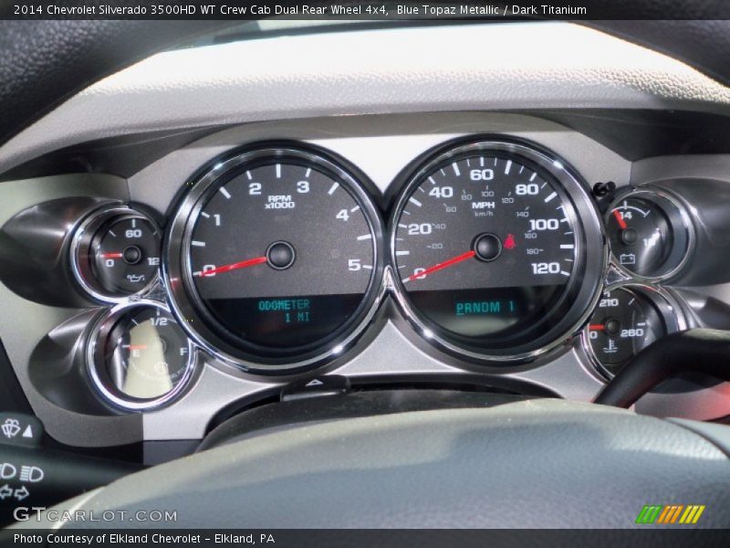  2014 Silverado 3500HD WT Crew Cab Dual Rear Wheel 4x4 WT Crew Cab Dual Rear Wheel 4x4 Gauges