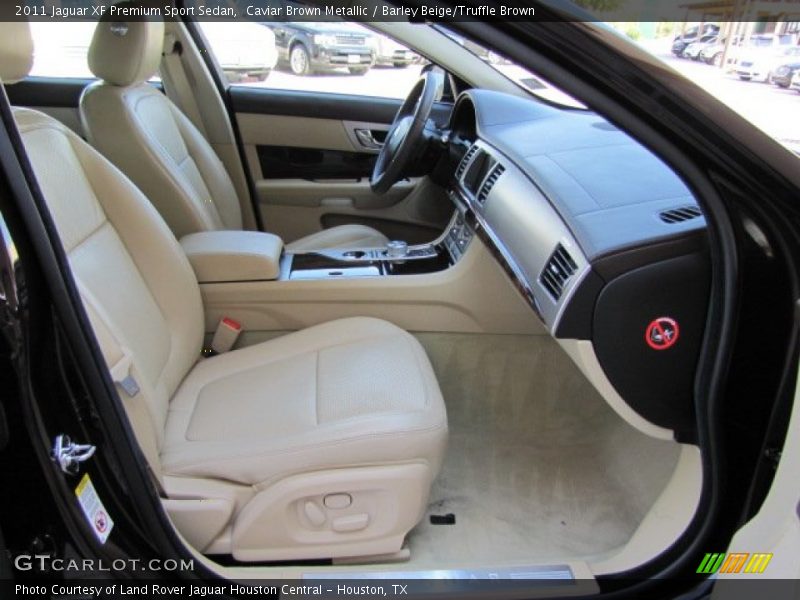 Front Seat of 2011 XF Premium Sport Sedan