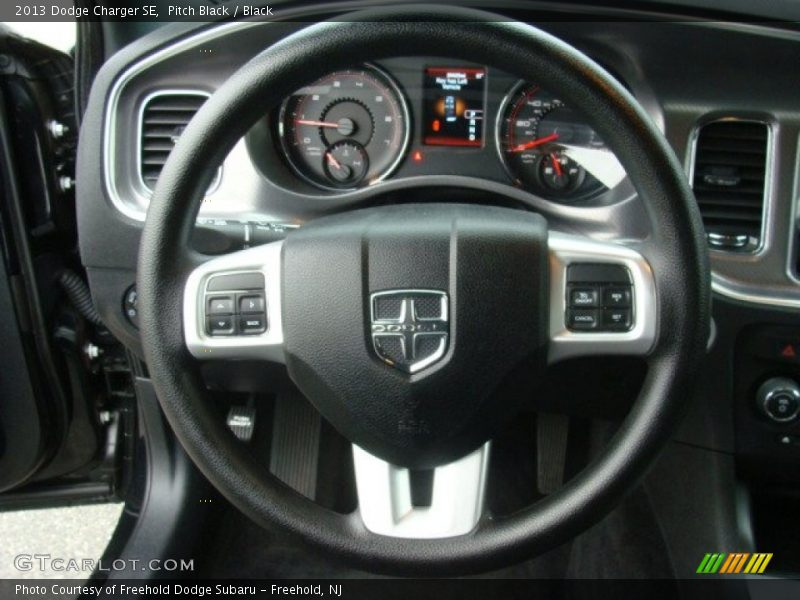 Pitch Black / Black 2013 Dodge Charger SE