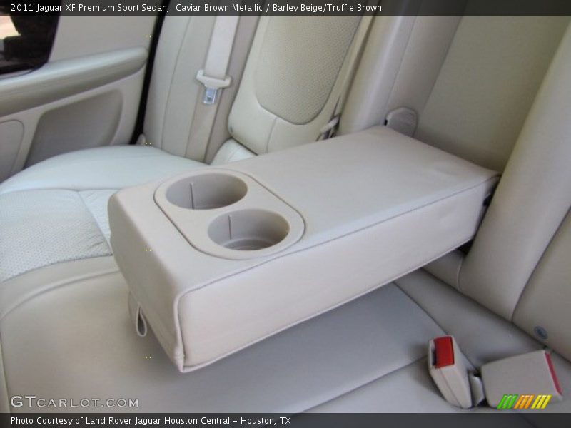 Caviar Brown Metallic / Barley Beige/Truffle Brown 2011 Jaguar XF Premium Sport Sedan