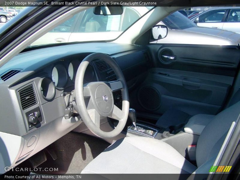 Brilliant Black Crystal Pearl / Dark Slate Gray/Light Graystone 2007 Dodge Magnum SE