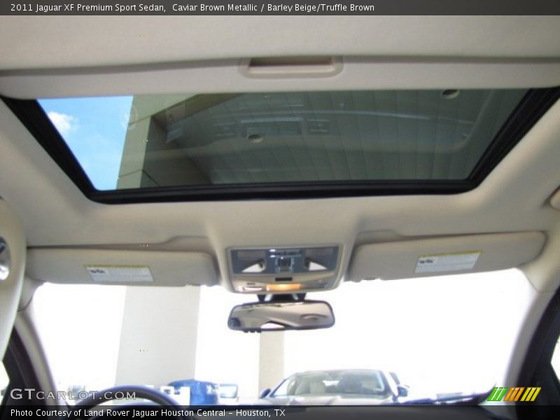 Caviar Brown Metallic / Barley Beige/Truffle Brown 2011 Jaguar XF Premium Sport Sedan