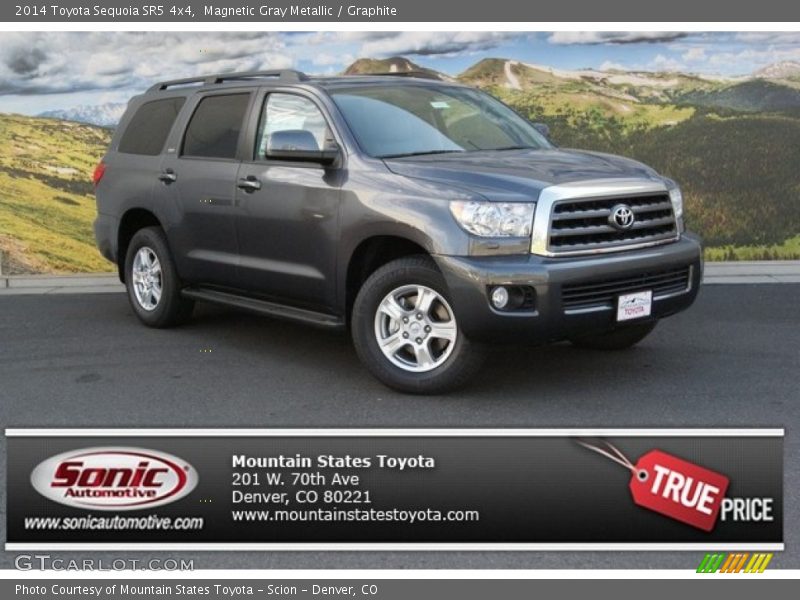 Magnetic Gray Metallic / Graphite 2014 Toyota Sequoia SR5 4x4