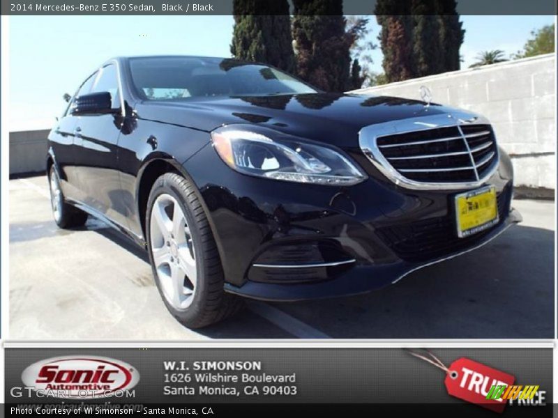 Black / Black 2014 Mercedes-Benz E 350 Sedan