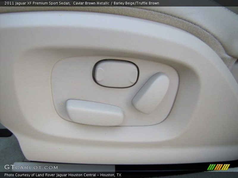 Caviar Brown Metallic / Barley Beige/Truffle Brown 2011 Jaguar XF Premium Sport Sedan
