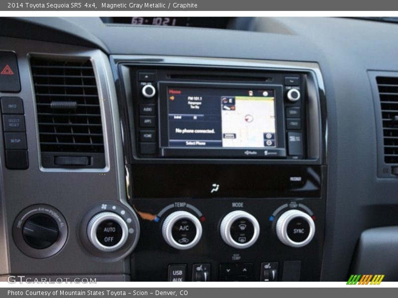 Magnetic Gray Metallic / Graphite 2014 Toyota Sequoia SR5 4x4