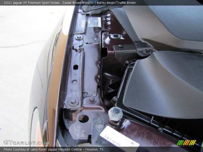 Caviar Brown Metallic / Barley Beige/Truffle Brown 2011 Jaguar XF Premium Sport Sedan