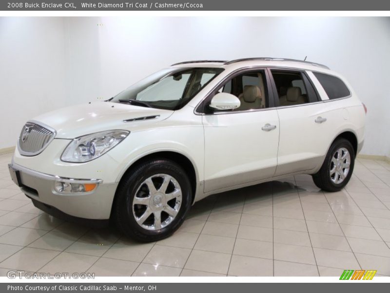 White Diamond Tri Coat / Cashmere/Cocoa 2008 Buick Enclave CXL
