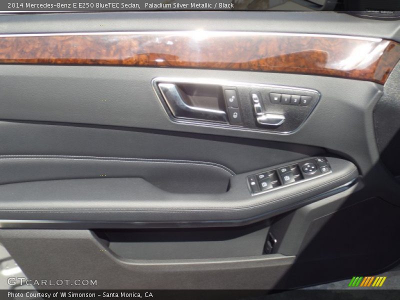 Paladium Silver Metallic / Black 2014 Mercedes-Benz E E250 BlueTEC Sedan