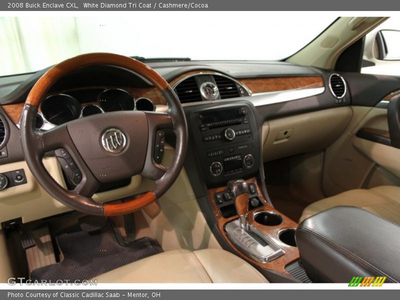 White Diamond Tri Coat / Cashmere/Cocoa 2008 Buick Enclave CXL