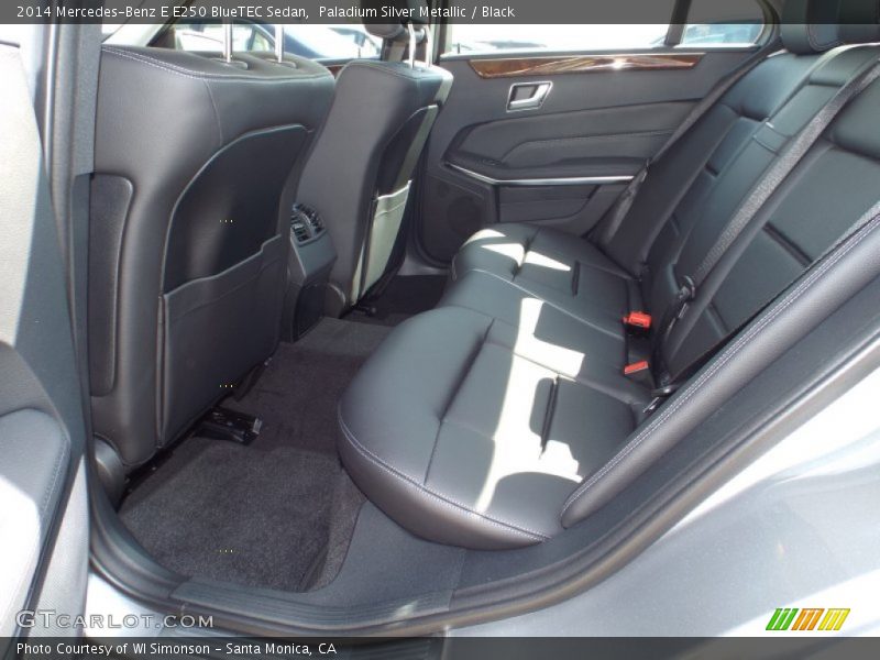 Rear Seat of 2014 E E250 BlueTEC Sedan