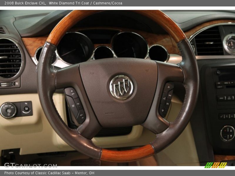White Diamond Tri Coat / Cashmere/Cocoa 2008 Buick Enclave CXL