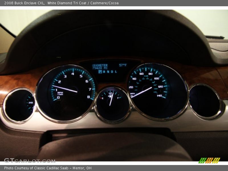 White Diamond Tri Coat / Cashmere/Cocoa 2008 Buick Enclave CXL