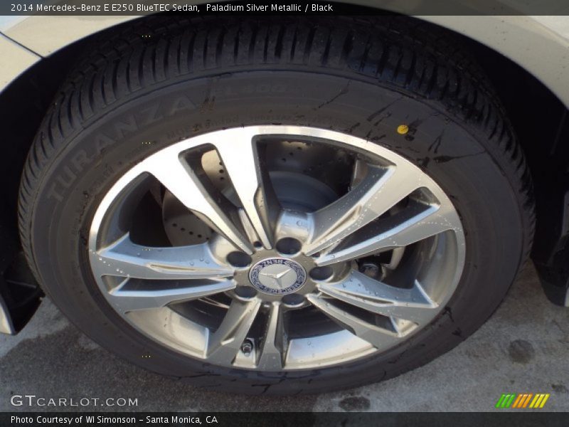 Paladium Silver Metallic / Black 2014 Mercedes-Benz E E250 BlueTEC Sedan