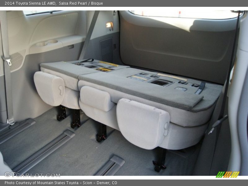 Salsa Red Pearl / Bisque 2014 Toyota Sienna LE AWD