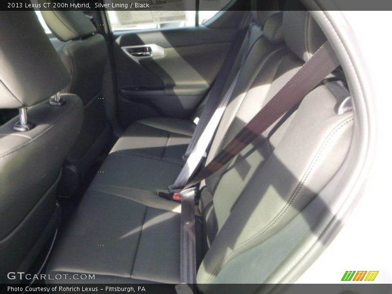 Silver Lining / Black 2013 Lexus CT 200h Hybrid