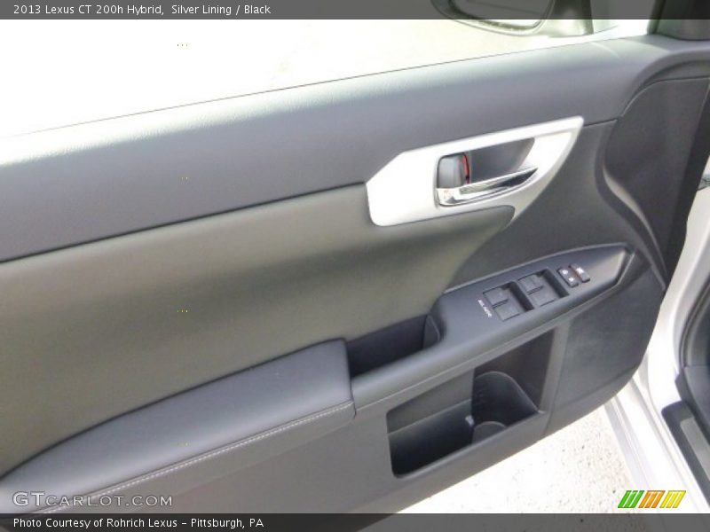 Silver Lining / Black 2013 Lexus CT 200h Hybrid
