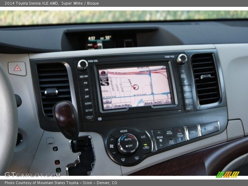 Super White / Bisque 2014 Toyota Sienna XLE AWD