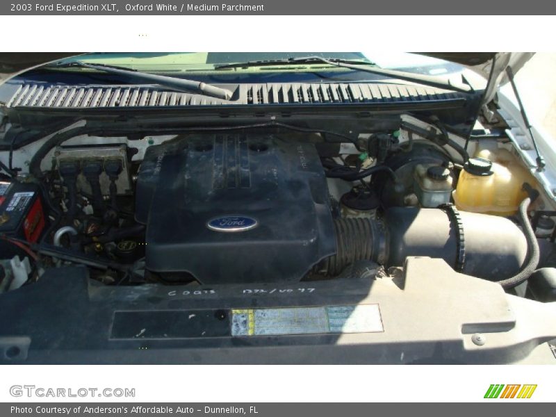 Oxford White / Medium Parchment 2003 Ford Expedition XLT