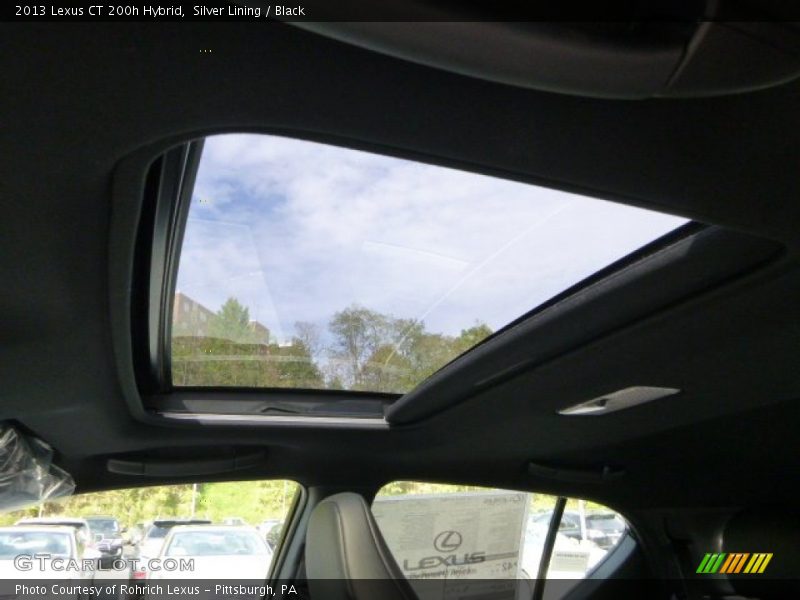Silver Lining / Black 2013 Lexus CT 200h Hybrid