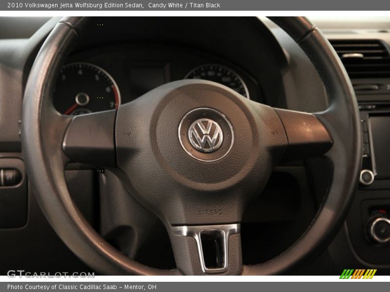 Candy White / Titan Black 2010 Volkswagen Jetta Wolfsburg Edition Sedan