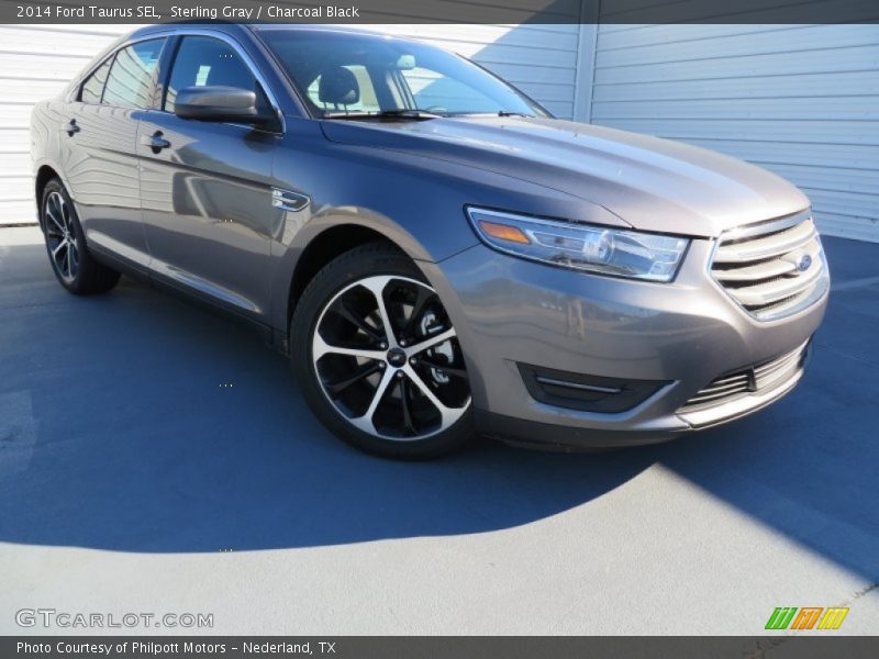 Sterling Gray / Charcoal Black 2014 Ford Taurus SEL