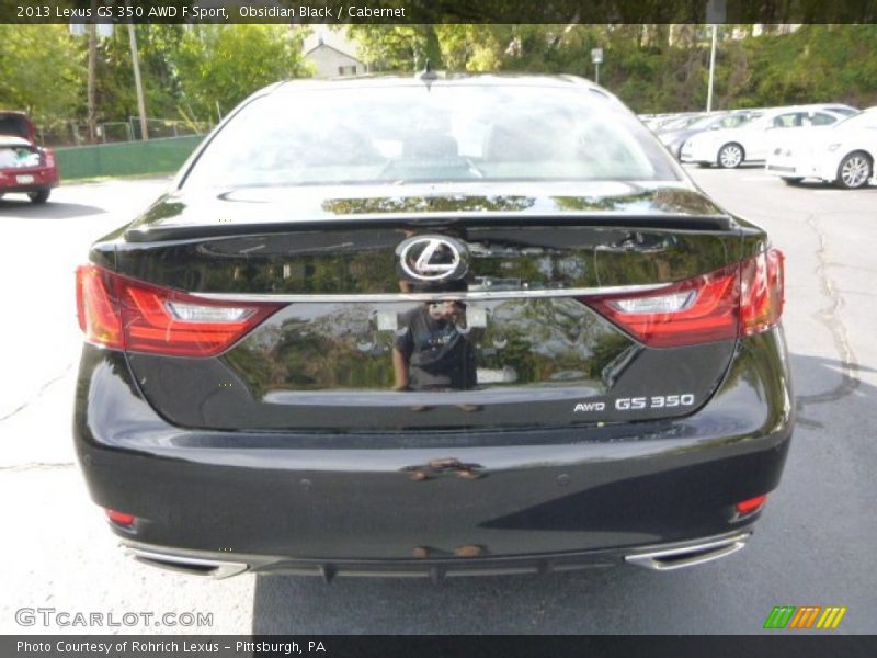 Obsidian Black / Cabernet 2013 Lexus GS 350 AWD F Sport