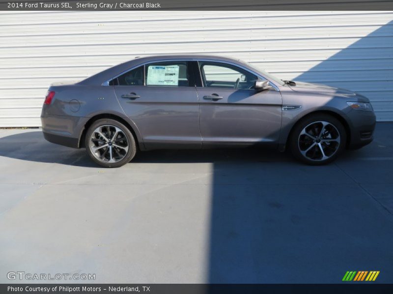 Sterling Gray / Charcoal Black 2014 Ford Taurus SEL