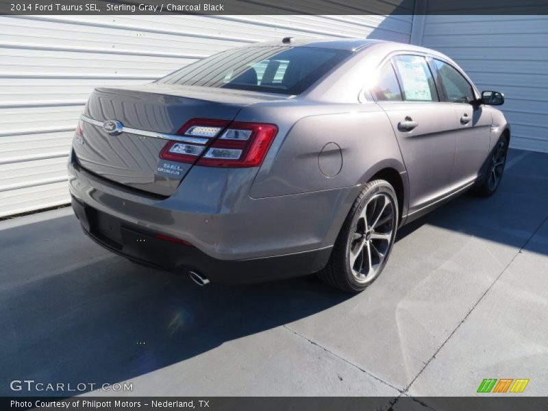 Sterling Gray / Charcoal Black 2014 Ford Taurus SEL