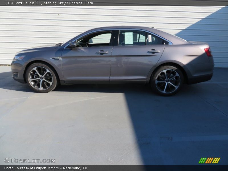Sterling Gray / Charcoal Black 2014 Ford Taurus SEL