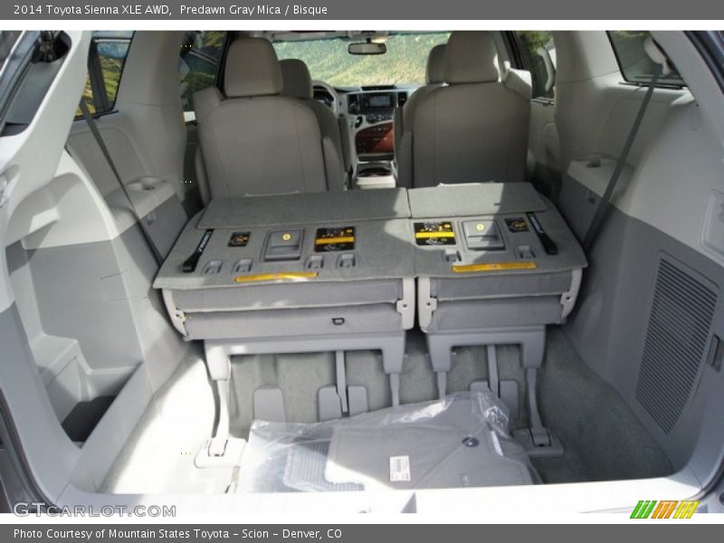 Predawn Gray Mica / Bisque 2014 Toyota Sienna XLE AWD